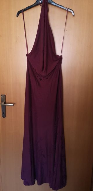 Abito elegante lungo Zara rosso