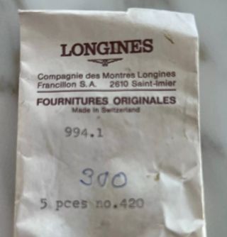 Longines Calibre L.990.1 Ref. 420