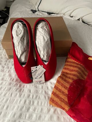 Bailarinas rojas Zara