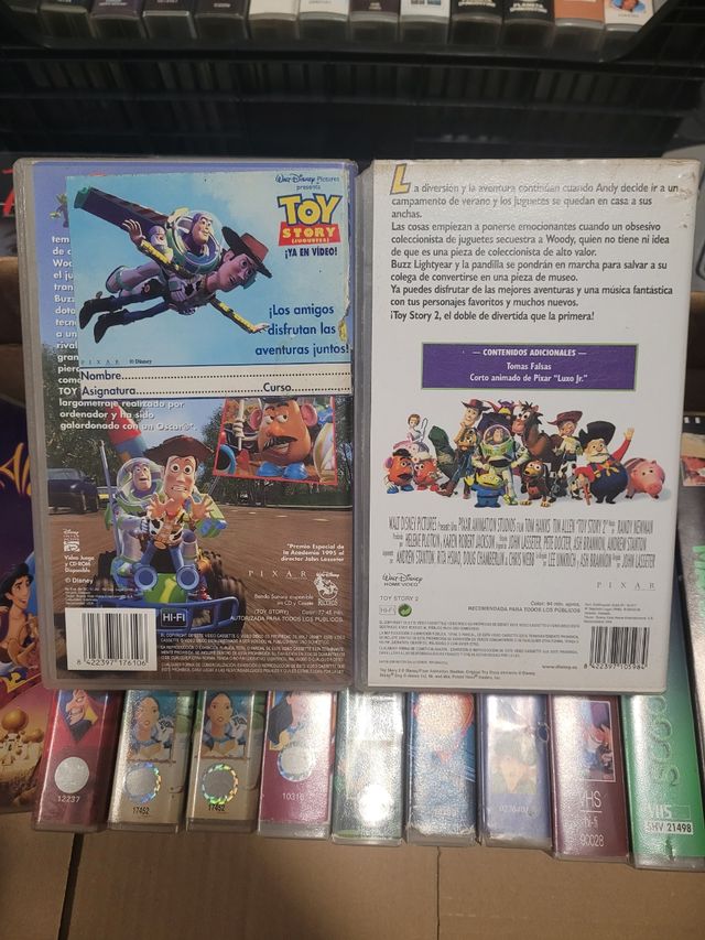 Toy Story 1 y 2 VHS (Español)