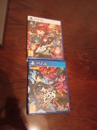 Persona 5 Royal PS5 y Persona 5 Strikers PS4