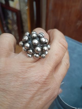 Anillo de Plata con Piedra Amarilla