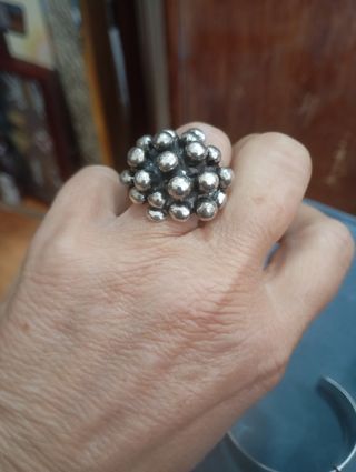Anillo de Plata con Piedra Amarilla
