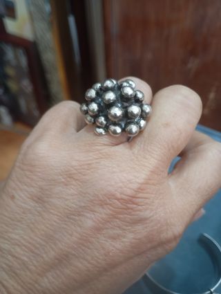Anillo de Plata con Piedra Amarilla