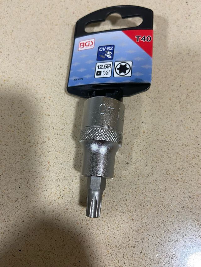 Llave de vaso BGS Torx T40 1/2