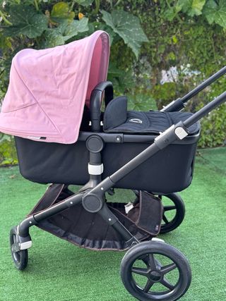 Bugaboo Fox Silla de Paseo Negra y Rosa