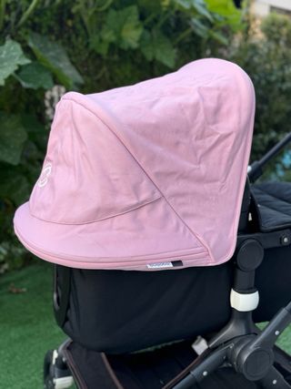 Bugaboo Fox Silla de Paseo Negra y Rosa