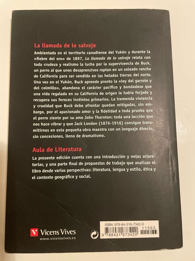 LLAMADA DE LO SALVAJE, LA /VVIVES