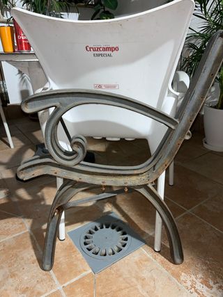 Braccioli in ferro battuto per panca