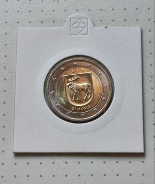 Moneda 2€ Letonia 2018 Zemgale