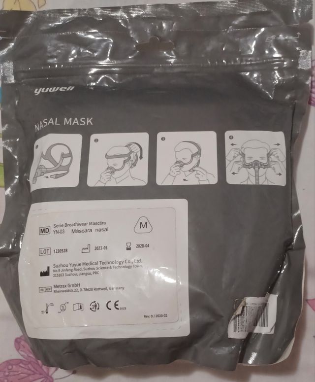 Mascarilla CPAP Yuwell YN-03 Talla M.