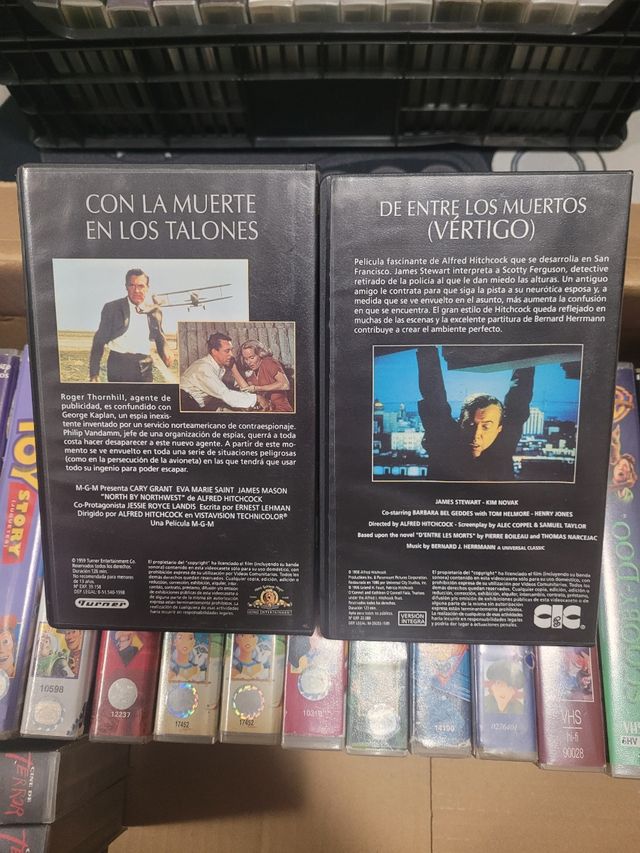 Películas VHS Alfred Hitchcock Español