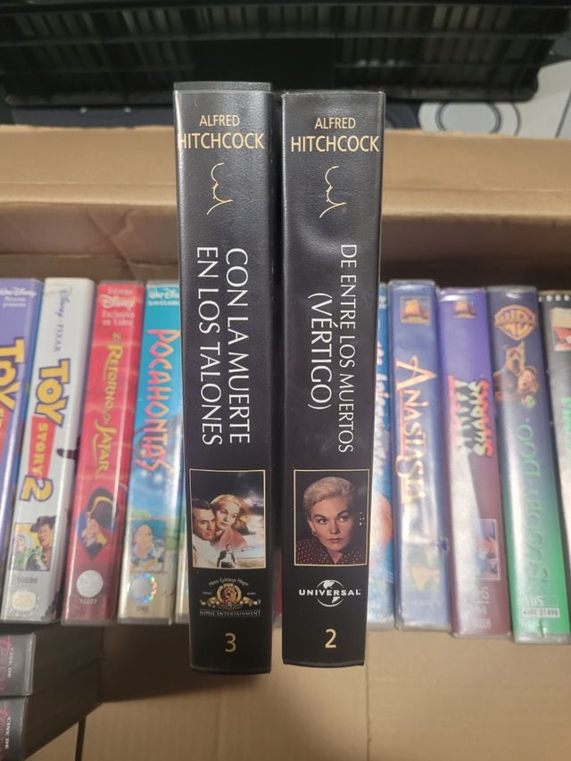 Películas VHS Alfred Hitchcock Español