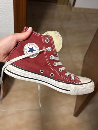 Zapatillas Converse granate altas