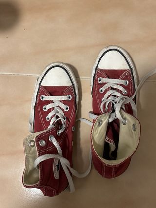 Zapatillas Converse granate altas
