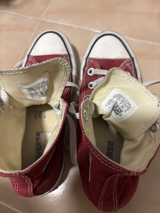 Zapatillas Converse granate altas