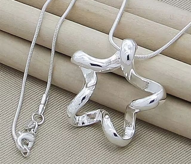 Colgante Estrella de Mar Plata de Ley