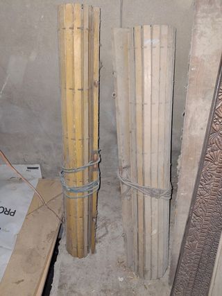 Persianas de madera enrollables