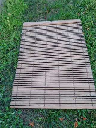 Persianas de madera enrollables