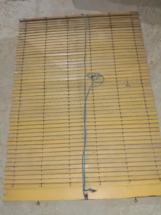 Persianas de madera enrollables