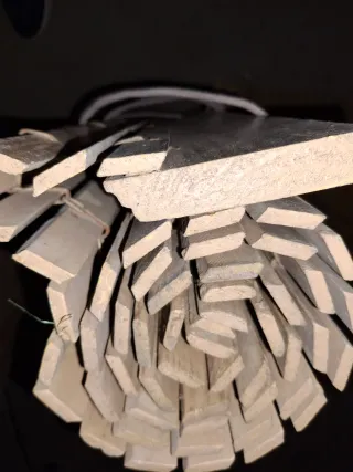 Persianas de madera enrollables