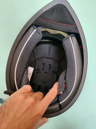 Casco Moto Integral Talla S Negro Pintura Carbono