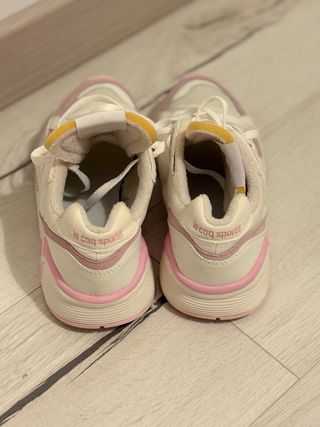 Zapatillas Le Coq Sportif Talla 36 Blancas Rosas
