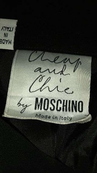 Gonna Moschino vita alta, fodera velluto