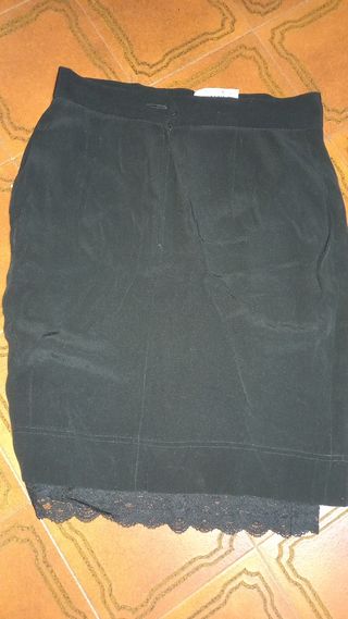 Gonna Moschino vita alta, fodera velluto