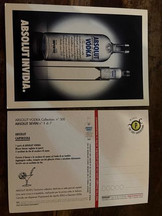 Cartolina Absolut Invidia