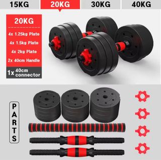 Set di manubri regolabili 20kg SPEDIZIONE GRATUITA