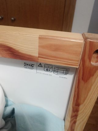 Cama alta Kura IKEA madera