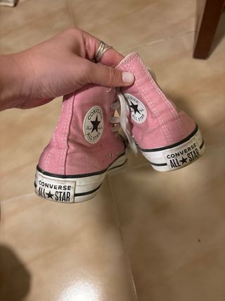 Zapatillas Converse Altas Rosa