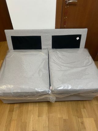 Sofá de 2 plazas gris nuevo
