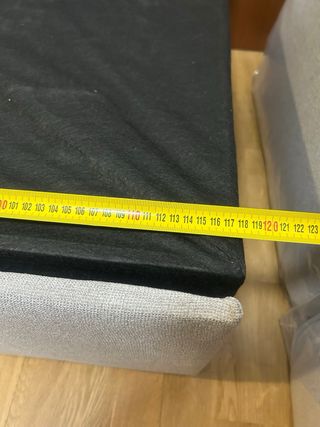 Sofá de 2 plazas gris nuevo