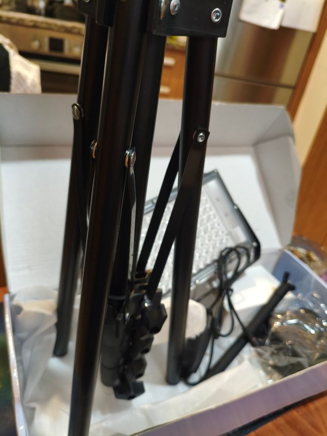 Lámpara panel bronceado suave