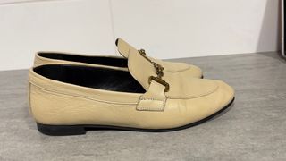 Mocasines Piel Beige Massimo Dutti