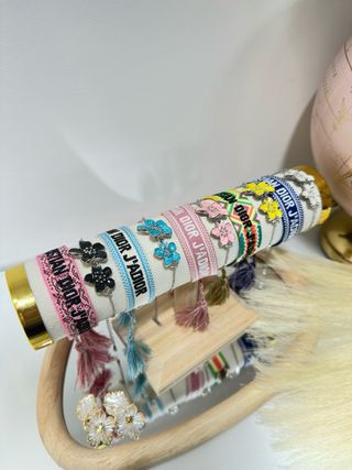 Set Flower Vibes - argento