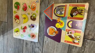 Lote Puzzles Madera Infantil