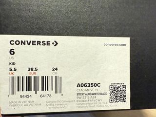 Converse verdes plataforma ( no es réplica)