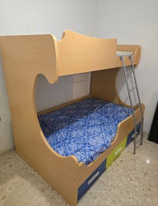 Litera madera y metal