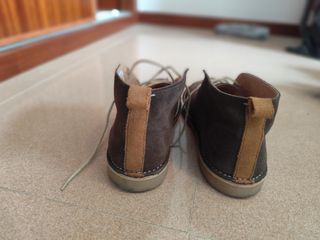 Botas de ante marrones talla 43