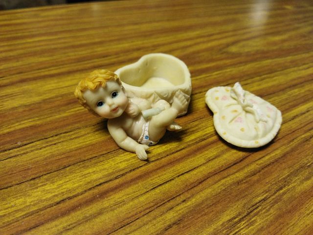 Cajita de marmolina bebé con tapa