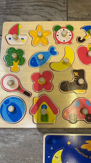 Lote Puzzles Madera