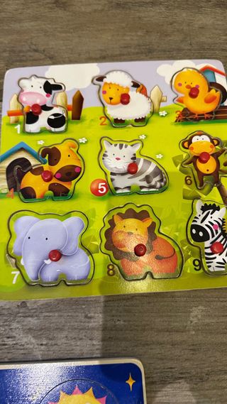 Lote Puzzles Madera