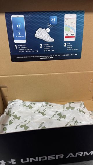 Zapatillas Under Armour Run Naranja Rosa