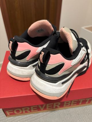 Zapatillas Puma Mujer Talla 38 Rosa y Blanco