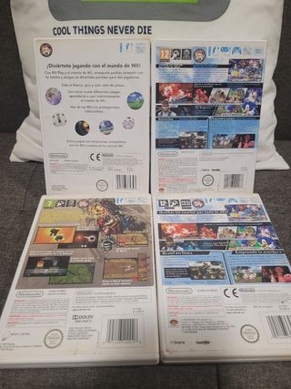 Lote de 4 Juegos para la Wii