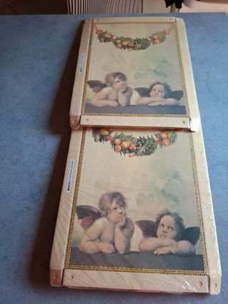 Set 4 pezzi (2 confezioni) box grandi plastificate