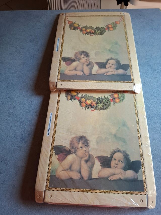 Set 4 pezzi (2 confezioni) box grandi plastificate